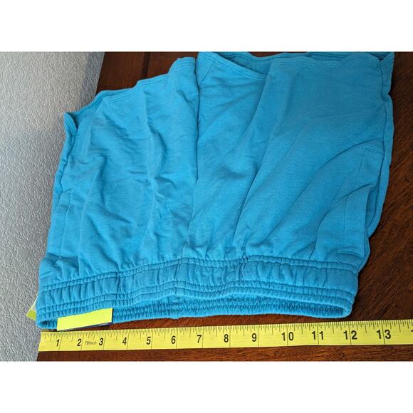 All in Motion Performance Core Shorts L 10 12 Teal Green Girls Sweats Mid‎ Rise - Picture 5 of 7